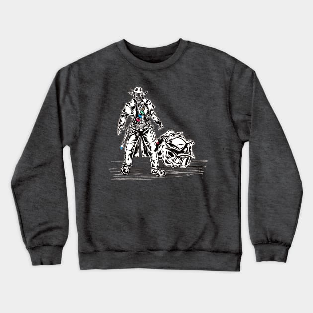 The Paint Slinger Crewneck Sweatshirt by Reel Fun Studios